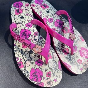 Coach Pink Floral Women's Sandals